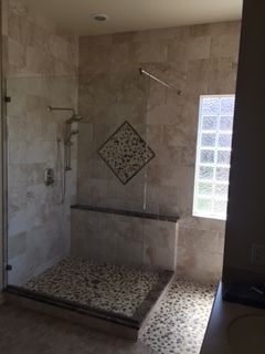 Walk in shower installation by IGG Kitchen & Bathroom Remodeling LLC